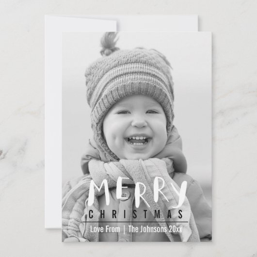 メリーモダンクリスマス |手札付きフォトカード シーズンカード (正面)