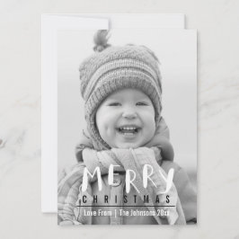 メリーモダンクリスマス |手札付きフォトカード シーズンカード