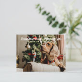 メリーモダンクリスマス&新年の写真カード シーズンポストカード (スタンド正面)