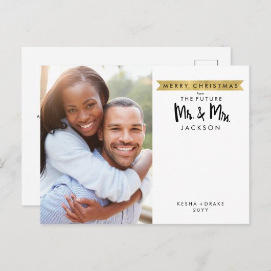 メリーモダンクリスマス | 未来の写真夫妻 シーズンポストカード (正面/裏面)