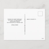 メリーモダンクリスマス | 未来の写真夫妻 シーズンポストカード (裏面)