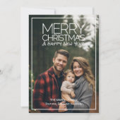 メリーモダンクリスマスHNY - 1フルフォト シーズンカード (正面)