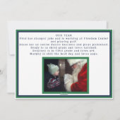 メリーモダンスアーガイルクリスブルー緑3枚 シーズンカード (裏面)