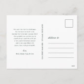 メリーモダンスクリスはっきりしたフローラの姓 シーズンポストカード (裏面)