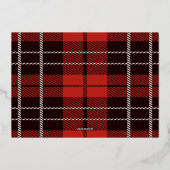 メリーモダンスクリスシンプルト写真一家族 箔シーズンカード (裏面)