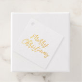 メリーモダンスクリスマ実在金ゴールド箔 フェイバータグ (箱)