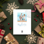 メリーモダンスシンプルクリスムブルーサンドドル シーズンカード