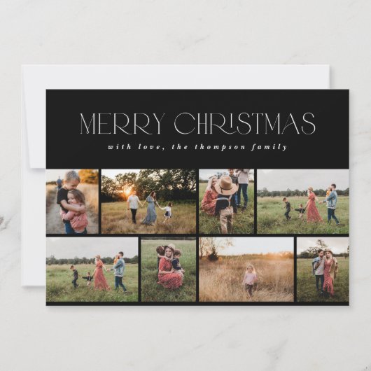 メリーモダンスミニマルクリスマ シーズンカード (正面)