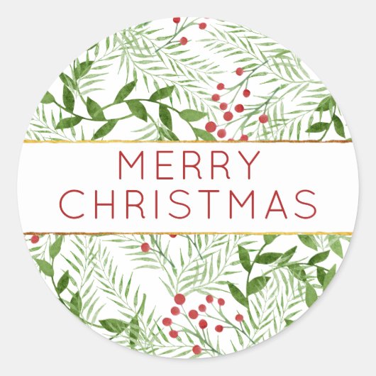 メリーモダンス離れクリスベリーホリデー ラウンドシール (正面)
