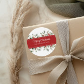 メリーモダンス・クリスマスプレゼント・シール ラウンドシール