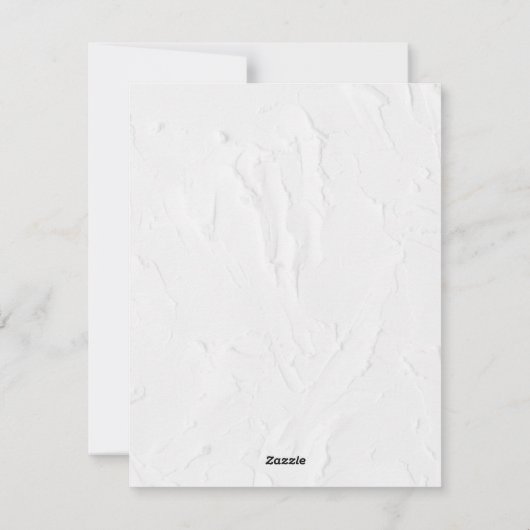 メリーモダンミニマルクリスマスフォトカード シーズンカード (裏面)