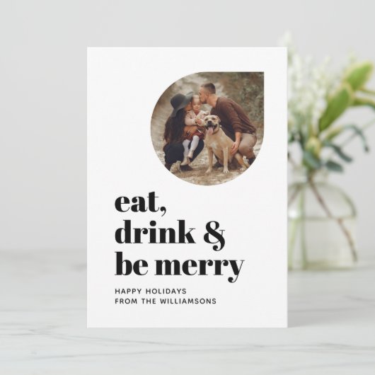 メリーモダンミニマル家族写真2022 シーズンカード (スタンド正面)