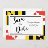 メリーモダンランド旗 セーブザデート (正面/裏面)