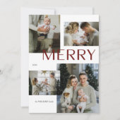 メリーモダン数々の写真植物水彩色 シーズンカード (正面)