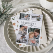 メリーモダン結婚した5 Photo Newlywed シーズンカード