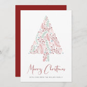 メリーモダン・クリスマスツリー シーズンカード (正面/裏面)