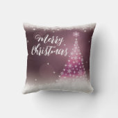 メリーモダン・クリスマス・スノーフレーク・ツリースクリプト クッション (裏面)