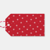 メリーモダン・クリスマス・レッド ギフトタグ (裏面横)