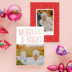 メリーモダンChristmas Photo シーズンカード