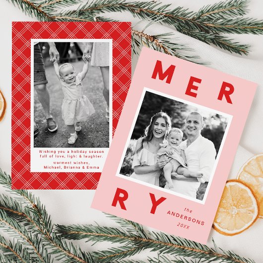 メリーモダンPink & Red 2写真 シーズンカード