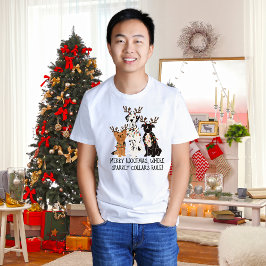 メリーユーモスクリスマスドッグスTシャツ Tシャツ