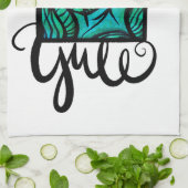 メリーユール（キリスト降誕祭） キッチンタオル (折り畳み)