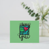 メリーユール（キリスト降誕祭） ポストカード (スタンド正面)