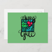 メリーユール（キリスト降誕祭） ポストカード (正面/裏面)