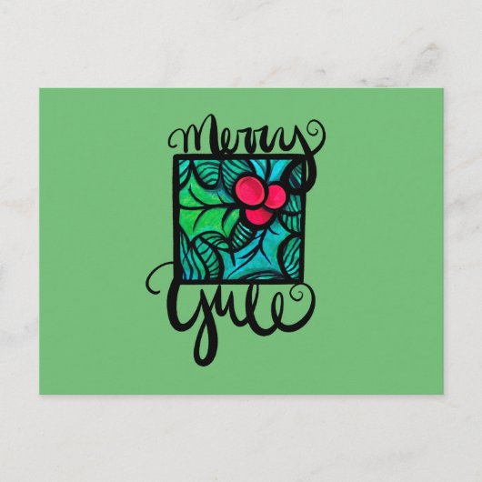 メリーユール（キリスト降誕祭） ポストカード (正面)