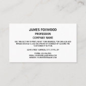 メリーランダー国旗とシールデザイン、メリーランド州旗 名刺 (裏面)