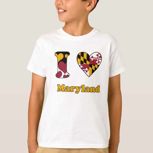 メリーランドが大好き Tシャツ (正面)