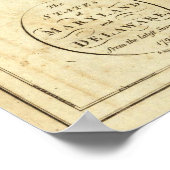 メリーランドとデラウェアの州 ポスター (角)