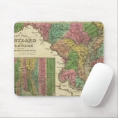 メリーランドとデラウェア2の新しい地図 マウスパッド (マウス)