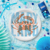 メリーランドのカニの紙皿 ペーパープレート (パーティー)