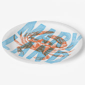 メリーランドのカニの紙皿 ペーパープレート (アングル)