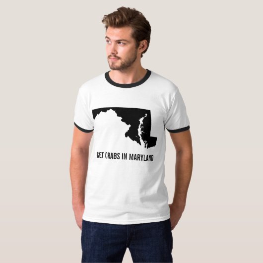 メリーランドのカニを得て下さい Tシャツ (正面フル)