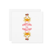 メリーランドのカニ カード (正面/裏面インサイチュ)