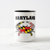 メリーランドのカニ ツートーンマグカップ (中央)