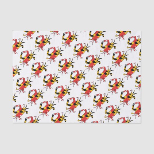 メリーランドのカニ 薄葉紙 (正面)