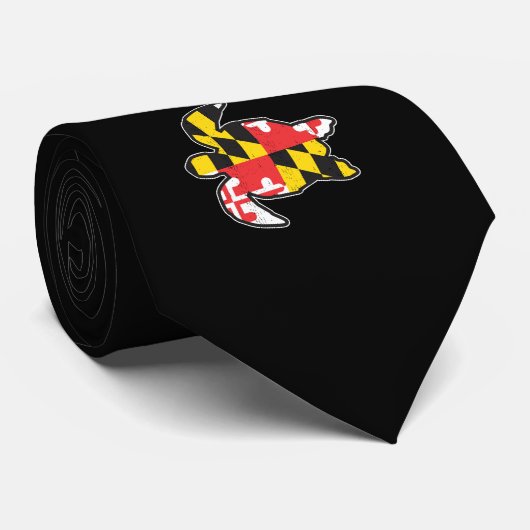 メリーランドのカメ動物愛ギフトのアイディアのカメ ネクタイ (ロール)