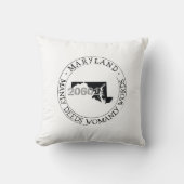 メリーランドのジップコード枕 クッション (正面)