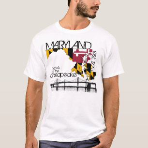 メリーランドのチェサピーク湾のワイシャツ Tシャツ