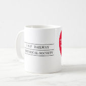 メリーランドのマグのH&FRHSのハート コーヒーマグカップ (正面左)