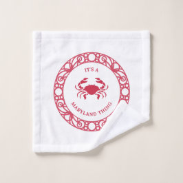 メリーランドのモノ（カニ） ウォッシュタオル
