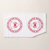 メリーランドのモノ（カニ） バスタオルセット (ハンドタオル)