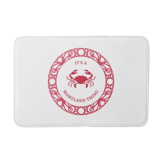 メリーランドのモノ（カニ） バスマット (正面)