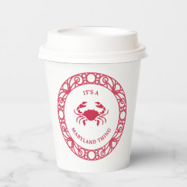 メリーランドのモノ（カニ） 紙コップ