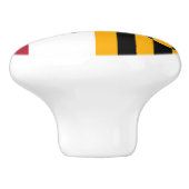 メリーランドの州の旗のお祝いのデザイン セラミックノブ (側面)