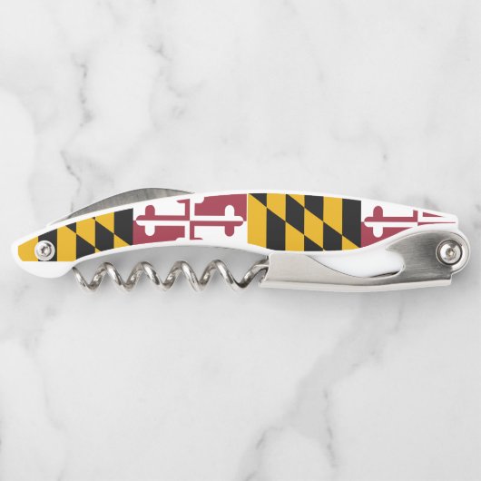 メリーランドの州の旗 ソムリエナイフ (裏面)