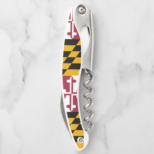 メリーランドの州の旗 ソムリエナイフ (裏面)